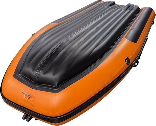 Надувная лодка ПВХ, SOLAR-420 Strela Jet tunnel, оранжевый