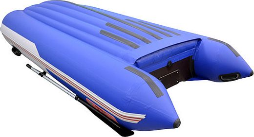 Надувная лодка ПВХ, STELS 315 Аеро НДНД, синий/белый