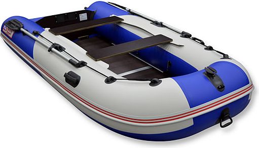 Надувная лодка ПВХ, STELS 315 Аеро НДНД, синий/белый