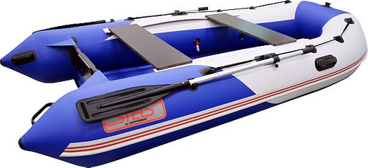 Надувная лодка ПВХ, STELS 315 Аеро НДНД, синий/белый