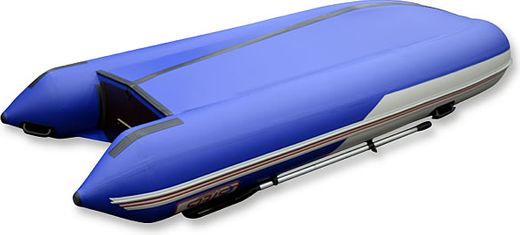 Надувная лодка ПВХ, STELS 335 Аеро НДНД, синий/белый