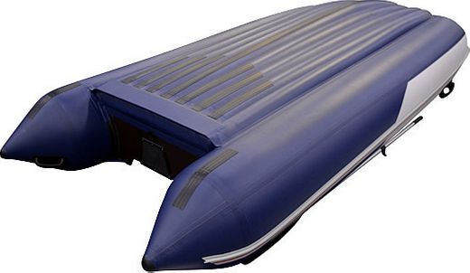 Надувная лодка ПВХ, STELS 355 Аеро НДНД, синий/белый