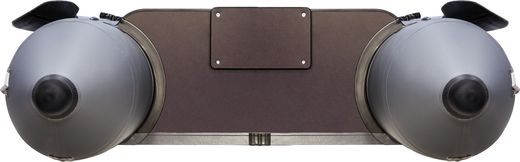 Надувная лодка ПВХ, Таймень NX 2850 слань-книжка киль Комби светло-серый/графит