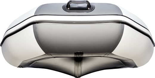 Надувная лодка ПВХ, Таймень NX 2850 слань-книжка киль Комби светло-серый/графит