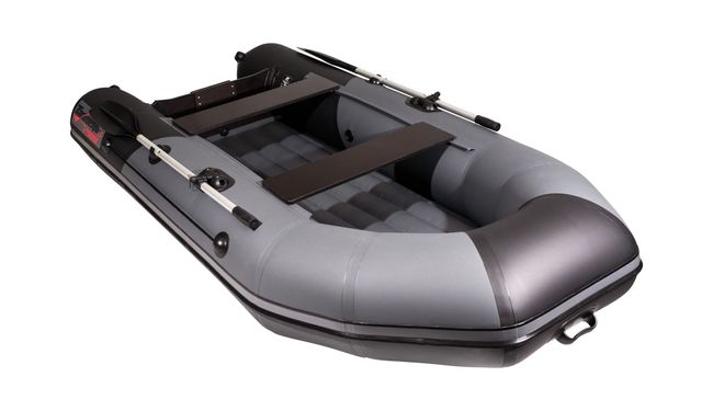 Надувная лодка ПВХ, Таймень NX 2900 НДНД, графит/черный