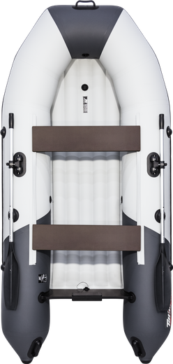 Надувная лодка ПВХ, Таймень NX 2900 НДНД, светло-серый/синий