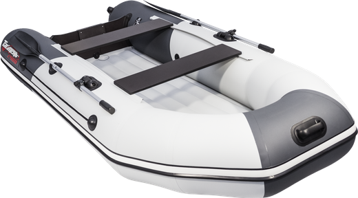 Надувная лодка ПВХ, Таймень NX 2900 НДНД, светло-серый/синий