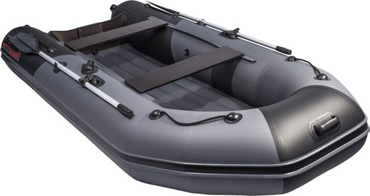 Надувная лодка ПВХ, Таймень NX 3200 НДНД, графит/черный