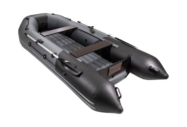 Надувная лодка ПВХ, Таймень NX 3400 НДНД PRO, графит/черный