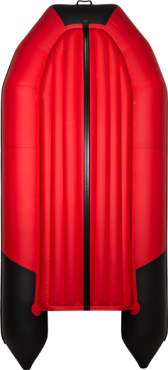Надувная лодка ПВХ, Таймень NX 3400 НДНД PRO, красный/черный