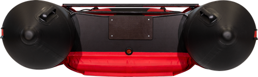 Надувная лодка ПВХ, Таймень NX 3400 НДНД PRO, красный/черный