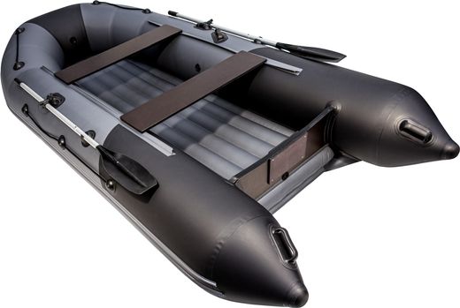 Надувная лодка ПВХ, Таймень NX 3600 НДНД PRO, бронь, графит/черный