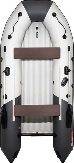 Надувная лодка ПВХ, Таймень NX 3800 НДНД PRO, бронь, светло-серый/графит