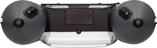 Надувная лодка ПВХ, Таймень NX 3800 НДНД PRO, бронь, светло-серый/графит