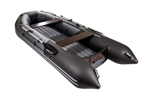 Надувная лодка ПВХ, Таймень NX 3800 НДНД PRO, графит/черный