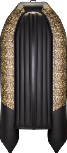 Надувная лодка ПВХ, Таймень NX 3800 НДНД PRO, камуфляж камыш/черный