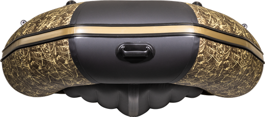 Надувная лодка ПВХ, Таймень NX 3800 НДНД PRO, камуфляж камыш/черный