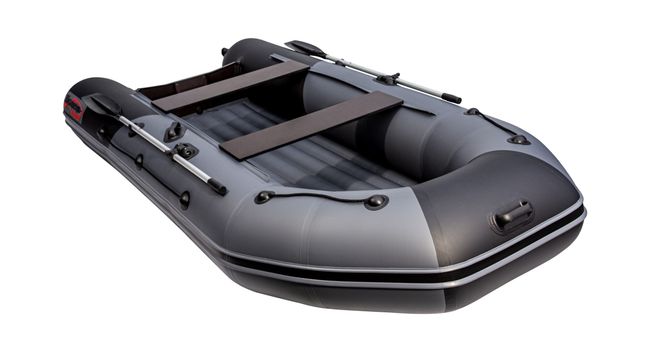 Надувная лодка ПВХ, Таймень NX 4000 НДНД PRO, графит/черный