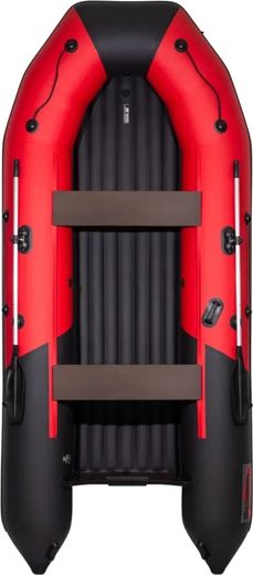 Надувная лодка ПВХ, Таймень NX 4000 НДНД PRO, красный/черный