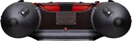 Надувная лодка ПВХ, Таймень NX 4000 НДНД PRO, красный/черный