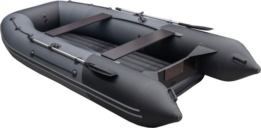 Надувная лодка ПВХ, Таймень RX 3900 НДНД, графит/черный