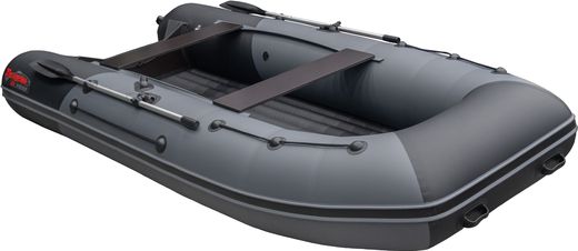 Надувная лодка ПВХ, Таймень RX 3900 НДНД, графит/черный