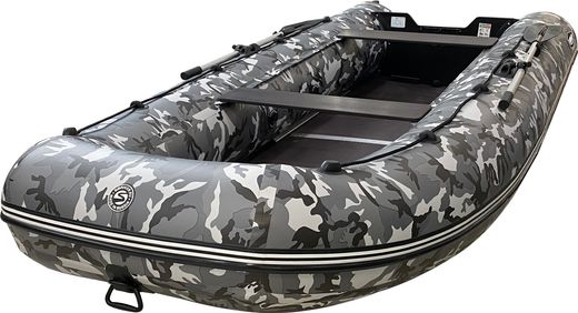 Надувная лодка ПВХ Таймыр 360 Lux, камуфляж серый, SibRiver