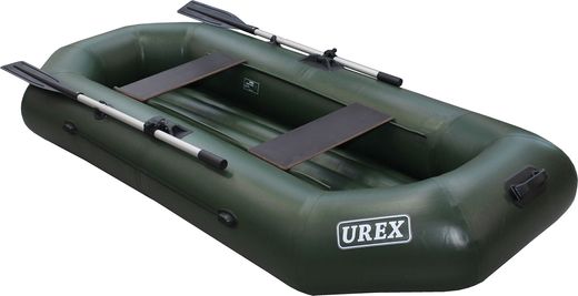 Надувная лодка ПВХ UREX 240У НД, серая