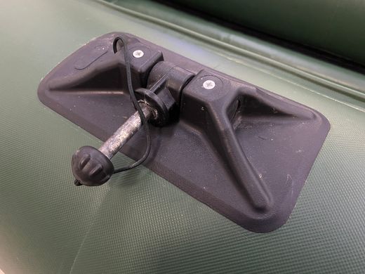 Надувная лодка ПВХ UREX 280 НД, зеленая, уценённая