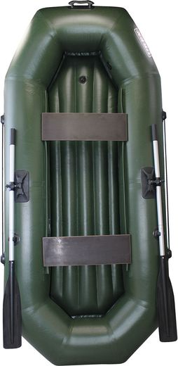 Надувная лодка ПВХ UREX 280 НД, зеленая, уценённая