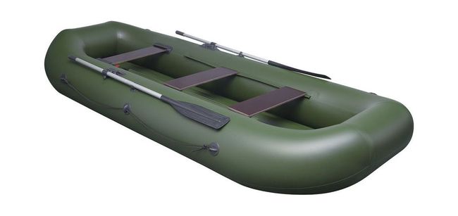 Надувная лодка ПВХ UREX-38, НД, для сплава, зеленая