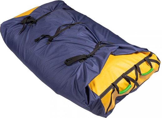 Надувная лодка ПВХ, Выдра 380 JET, фартук носовой, серый