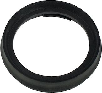 Накладка прибора 75 мм, круглая, цвет черный VP