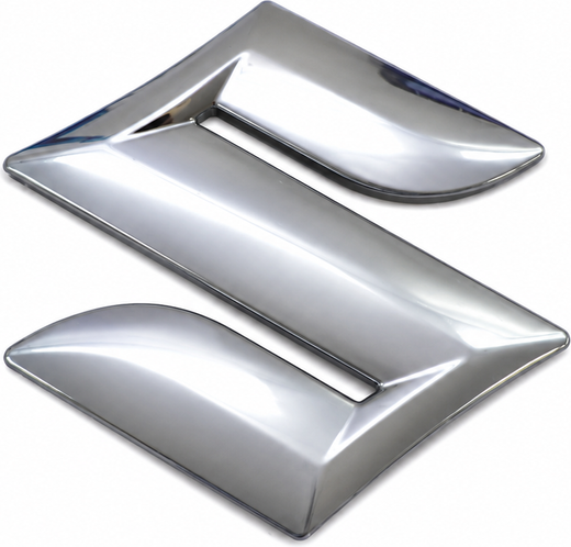Наклейка логотип Suzuki 'S' (chrome)