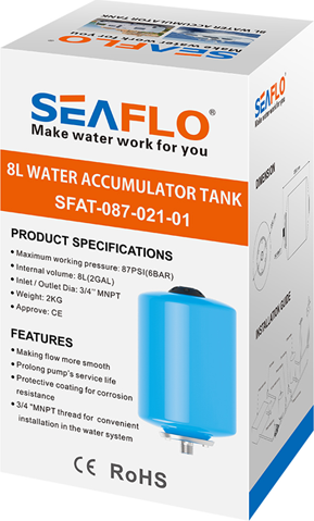 Накопительный бак для воды, SeaFlo