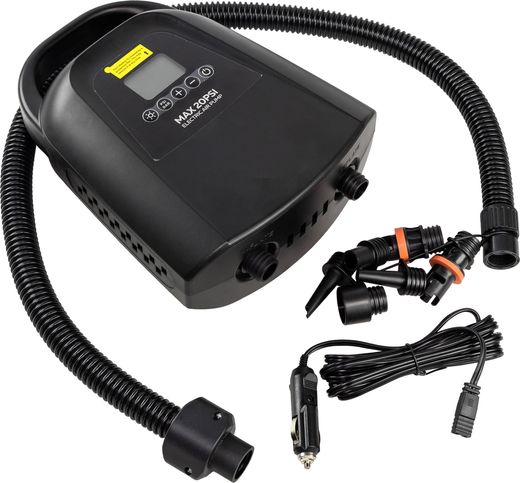 Насос для лодок ПВХ электрический высокого давления AP-017 (АКБ не держит заряд)