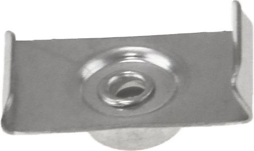 Нижняя часть кнопки DOT 7/8 на клипсе, никелированная латунь