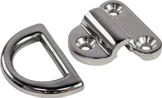 Обушок откидной с полукольцом 55х49.5 мм, Marine Rocket