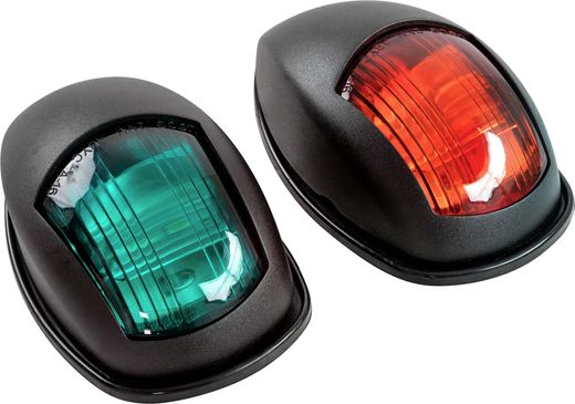 Огни ходовые светодиодные, комплект, черный корпус, 10-30 В