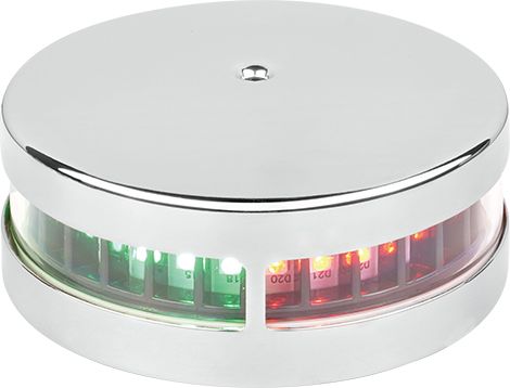 Огонь ходовой комбинированный светодиодный, красный и зеленый свет, 225° 10-30 В, SeaFlo