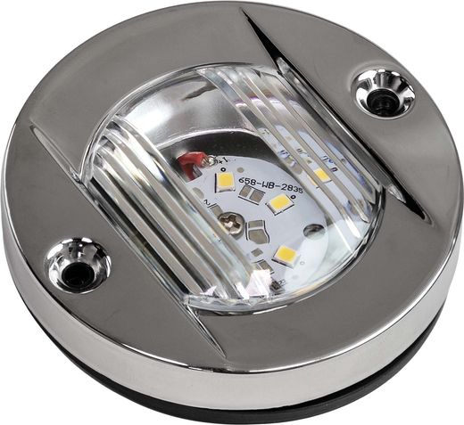 Огонь кормовой круглый, светодиодный белый свет 12 В, SeaFlo