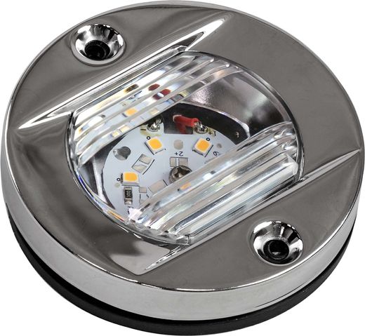 Огонь кормовой круглый, светодиодный теплый белый свет 12 В, SeaFlo