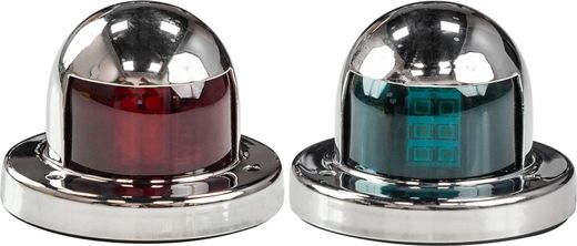 Огони ходовые Marine Rocket, нержавеющий корпус, светодиодные, комплект