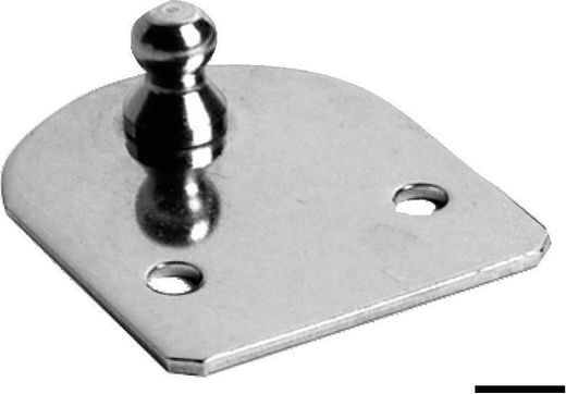 Основание для крепления газовых амортизаторов, 60x50мм, плоское, Osculati