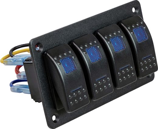 Панель бортового питания 4 переключателя