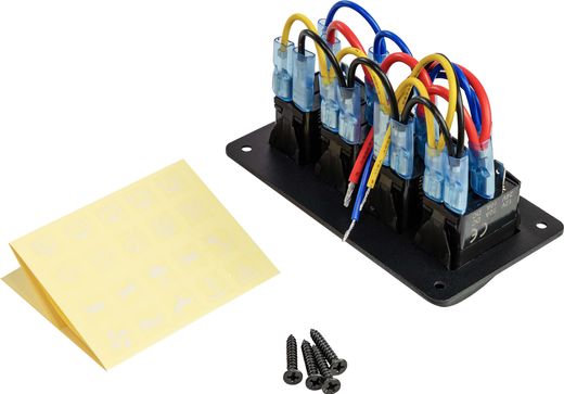 Панель бортового питания 4 переключателя