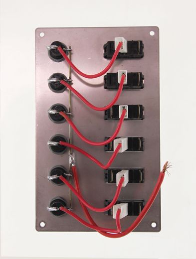 Панель переключателей, 6 кнопок, влагозащищенная