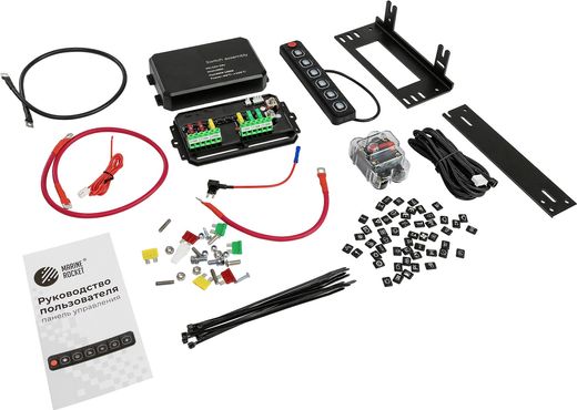 Панель управления (1 ряд, 6 кнопок, силикон, RGB), Marine Rocket