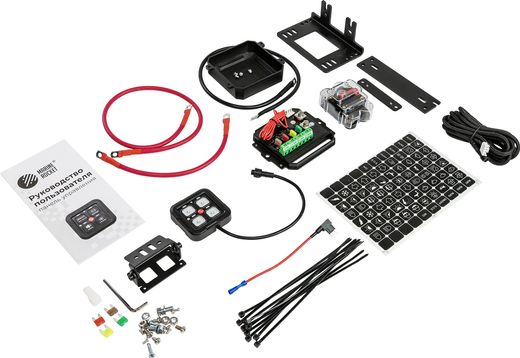 Панель управления (2 ряда, 4 кнопоки, RGB), Marine Rocket