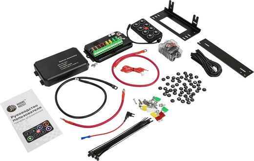 Панель управления (2 ряда, 8 кнопок, силикон, RGB), Marine Rocket